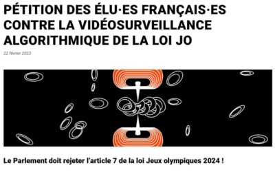 🎦 Non à la surveillance biométrique pendant les Jeux Olympiques et Paralympiques de 2024