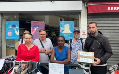 Avec les socialistes Pavillonnais pour la brocante de la Basoche