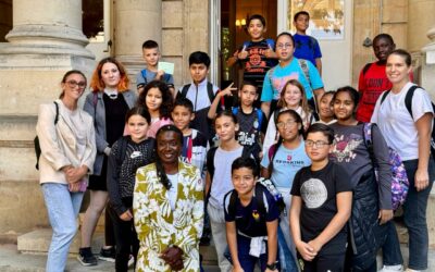 🏛 Visite d’élèves d’Aulnay-sous-Bois à l’Assemblée nationale.