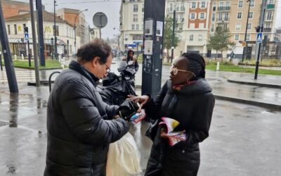 Tractage aux Pavillons pour nos retraites