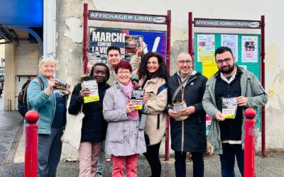 Mobilisation à Bondy en vue du 16 octobre