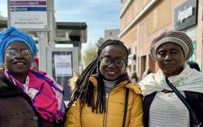 Ce matin à Aulnay pour échanger sur la réforme des retraites