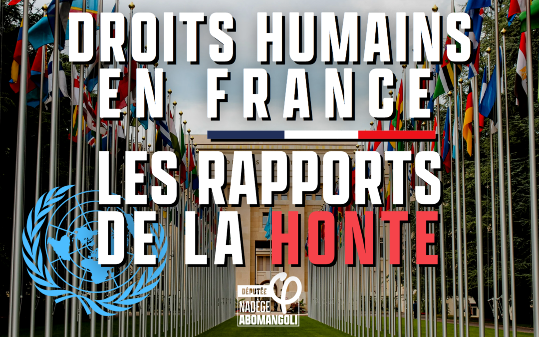 Droits humains en France : les rapports de la honte