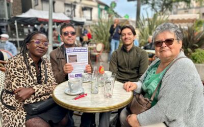 📣 Sur le marché de la Gare pour répondre aux contre-vérités du Maire d’Aulnay