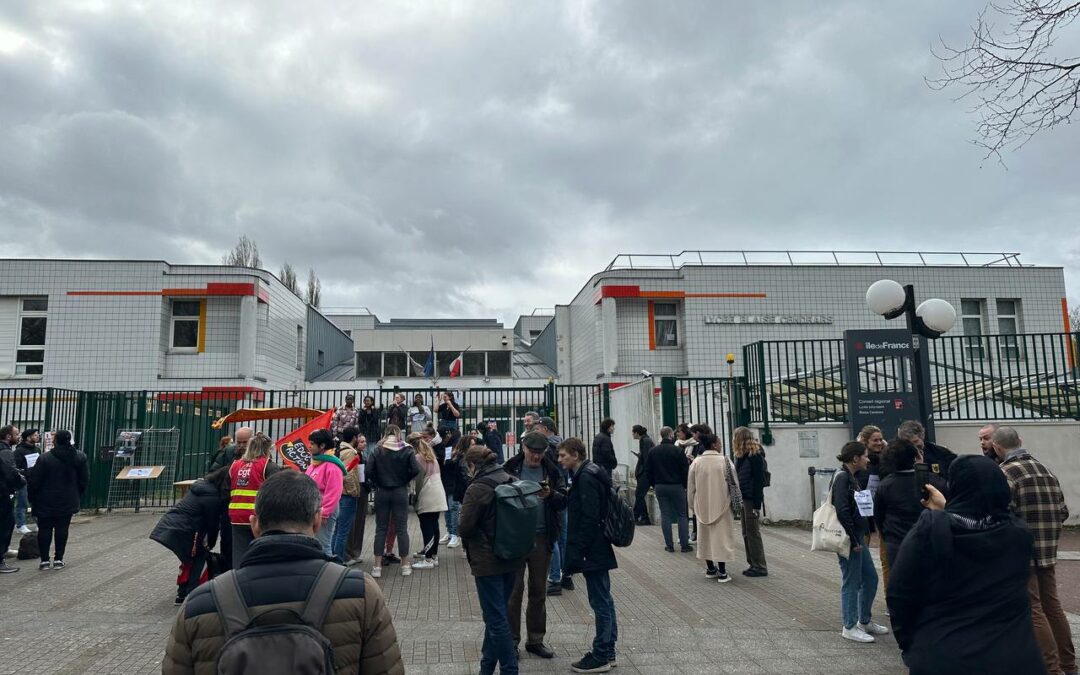 📢 Plein soutien aux enseignants du lycée Blaise Cendrars à Sevran convoqués par les instances départementales !