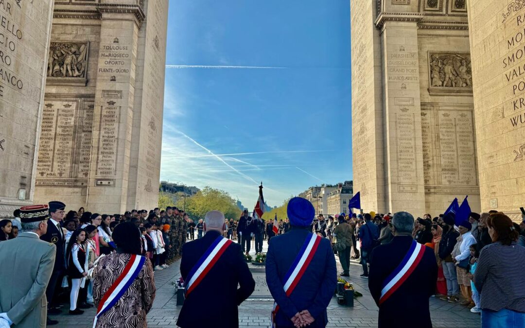 🔥 Cérémonie de ravivage de la flamme en mémoire des soldats sikhs